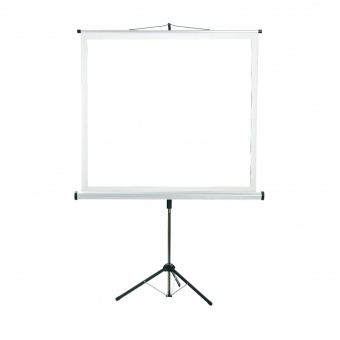 Stativ-Leinwand 150x150 cm Tuch: mattweiß  